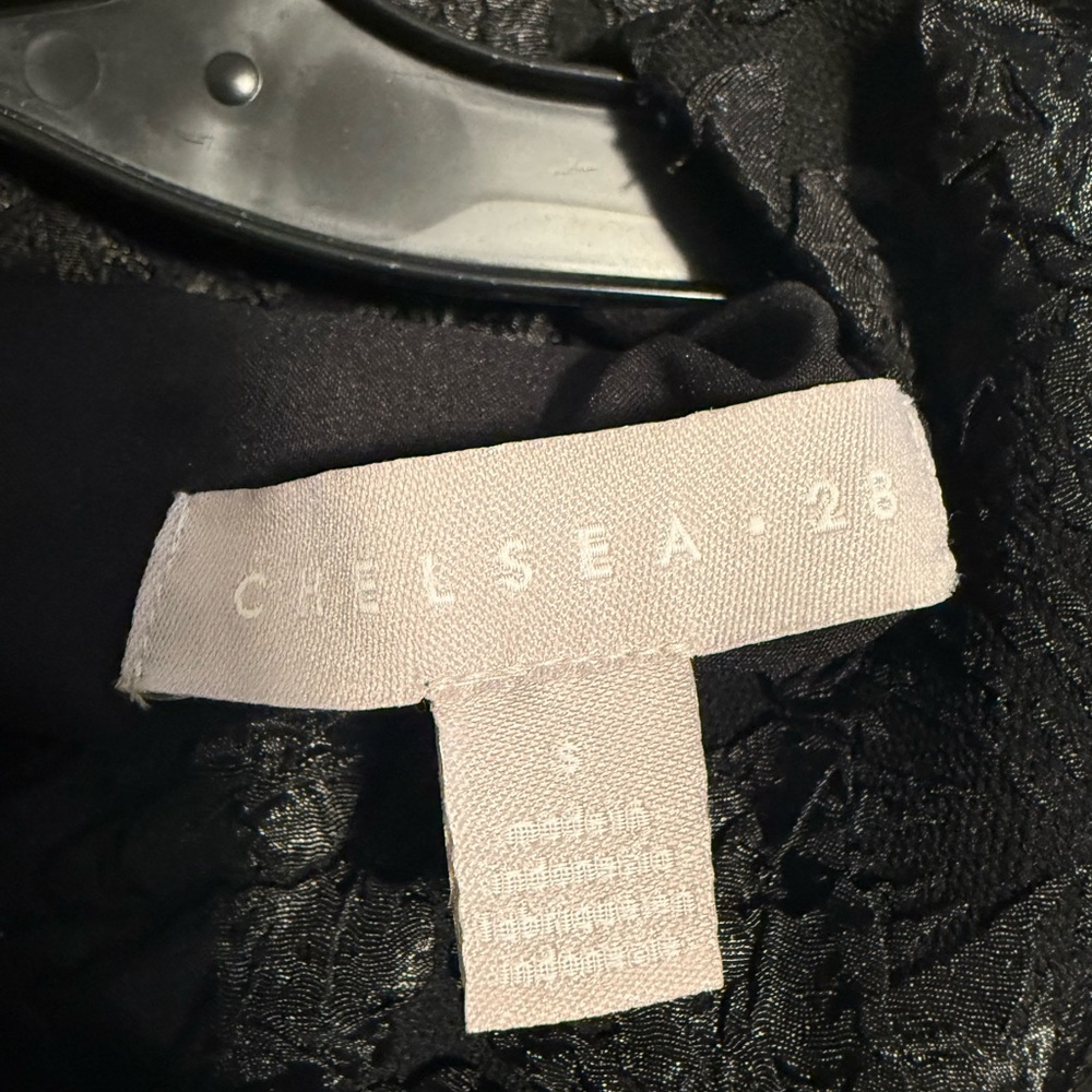 Chelsea28 Black Lace Dress - Picture 2 of 3